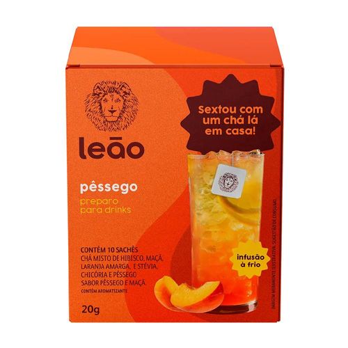 Chá Leão para Drinks Pêssego 240ml