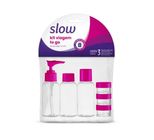 Kit de Viagem Lanossi Slow To Go com 3 Frascos