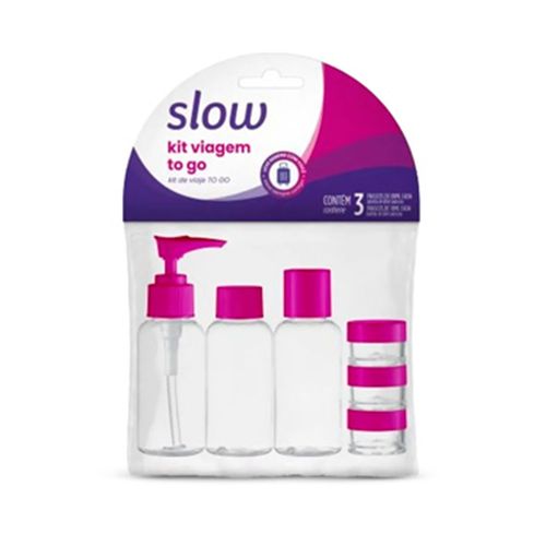 Kit de Viagem Lanossi Slow To Go com 3 Frascos