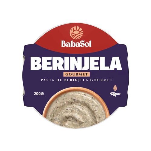 Pasta de Berinjela Vegana Baba Sol 200g