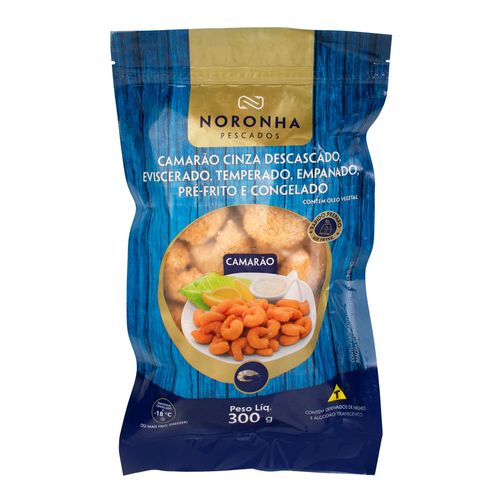 Camarão Cinza Descascado e Empanado Noronha 300g