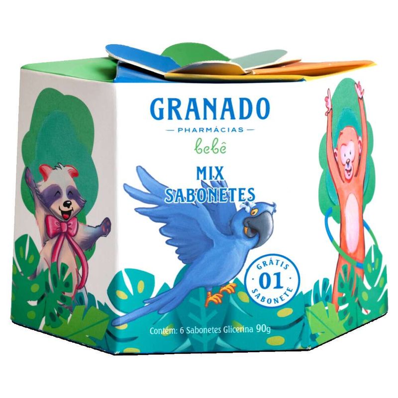 Kit-Sabonete-Granado-Bebe-Mix-com-6-Unidades