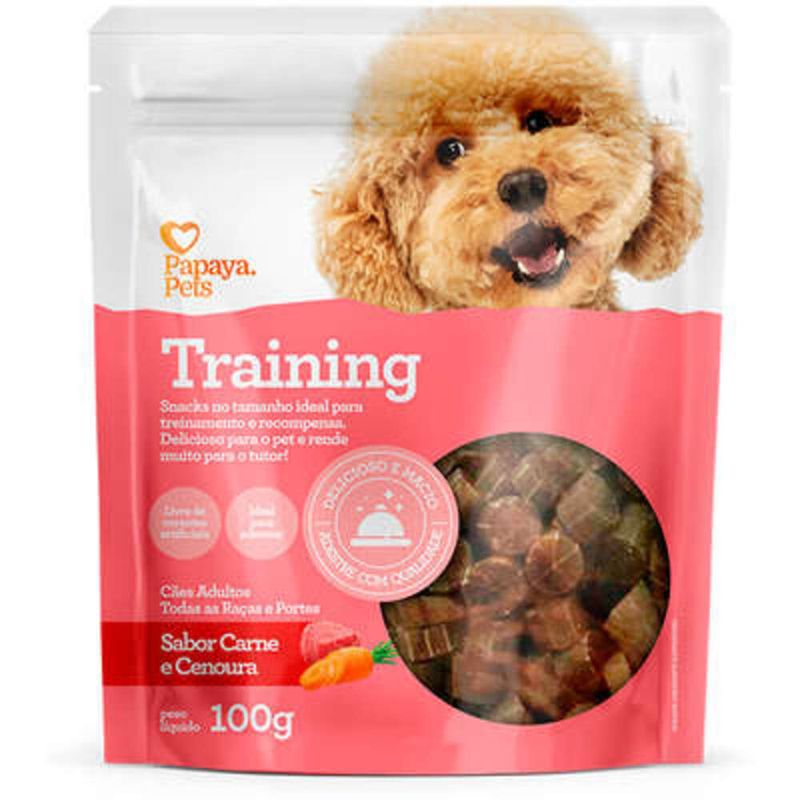 TRAINING-PAPAYA-PETS-CARNE-E-CEN-100G