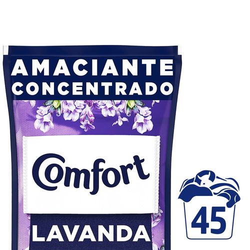 Amaciante de Roupa Lavanda Comfort Sachê 900ml Refil
