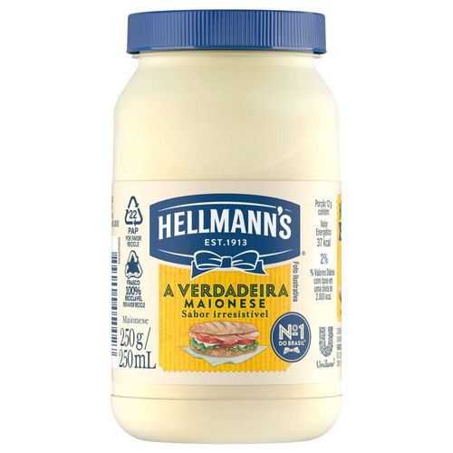 Maionese Hellmanns Tradicional 250g