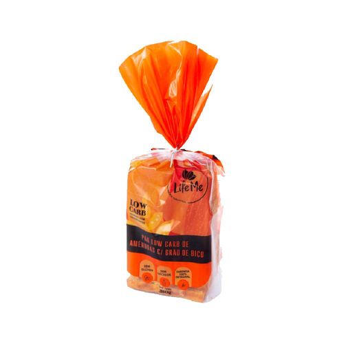 Pão Low Carb de Amêndoas com Grão de Bico Life Me 350g