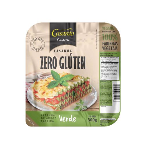 Massa de Lasanha Vegana Casarão 300g