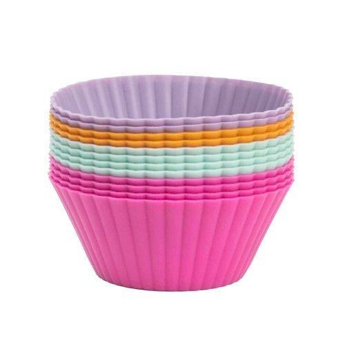 Kit com 12 Formas de Silicone Mozcada
