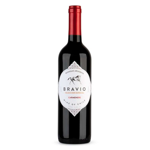 Vinho Tinto Chileno Bravio Carmenere Seleção Especial Garrafa 750ml