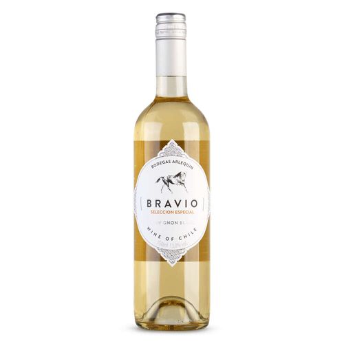 Vinho Branco Chileno Bravio Sauvignon Blanc Garrafa 750ml