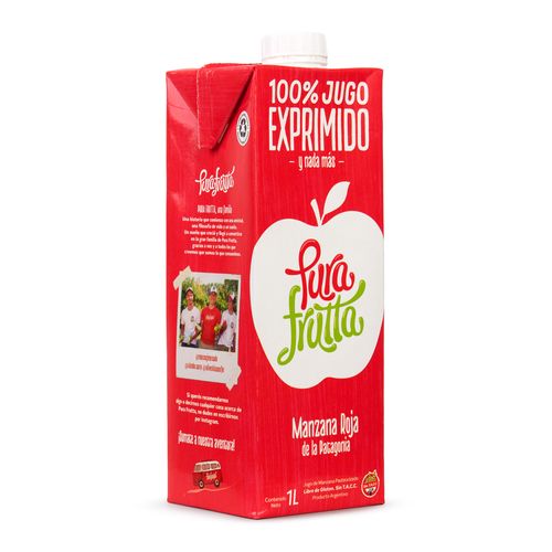 Suco Argentino Maçã Vermelha Pura Frutta 1L