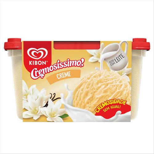 Sorvete Kibon Cremosíssimo Creme Pote 1,5L