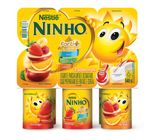 Nestlé Ninho® Iogurte Polpa de Morango, Salada de Frutas e Maçã e Banana 540G com 6 unidades