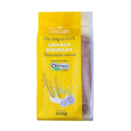 Pão Integral Orgânico Linhaça Dourada Secale 450g