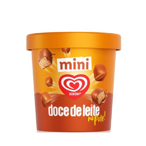 Sorvete Kibon Bombom Mini Doce de Leite 184g