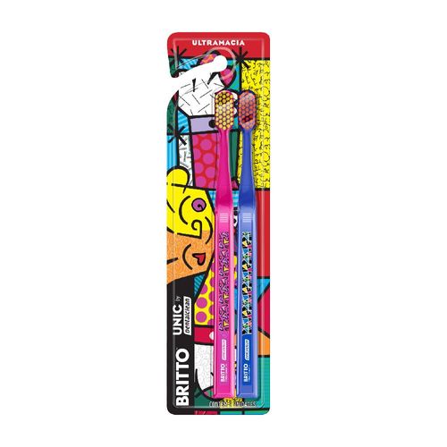Escova Dental Romero Britto DentalClean 2 Unidades