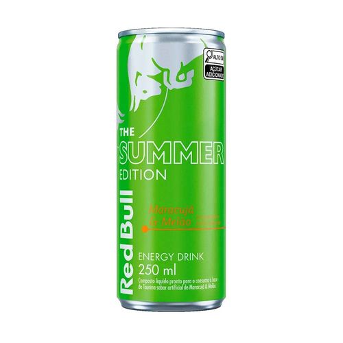 Energético Red Bull Melão com Maracujá 250ml Gelado