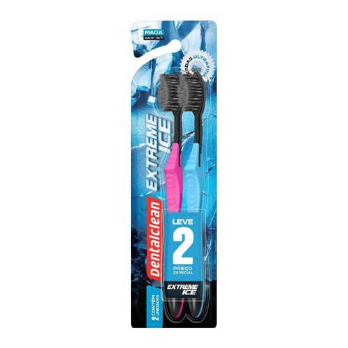 Escova Dental Extreme Ice DentalClean 2 Unidades