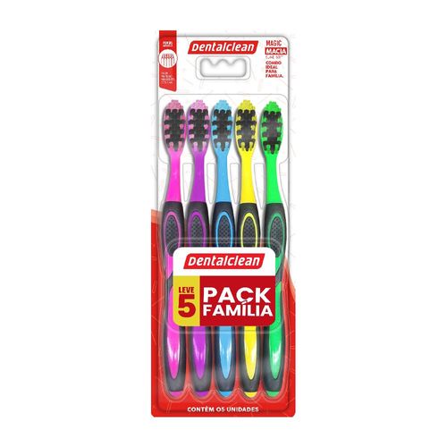 Escova Dental Macia Magic DentalClean 5 Unidades