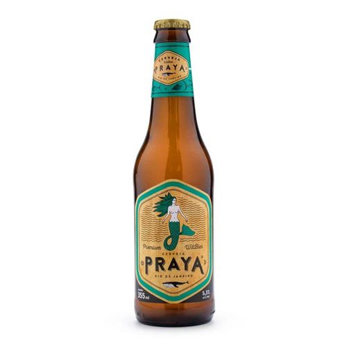 Cerveja Praya Lager Premium 355ml Gelada