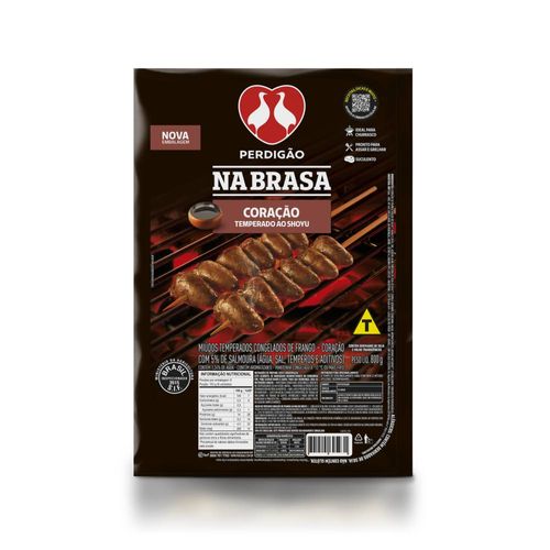 Coração de Frango Temperado ao Molho Shoyo Perdigão na Brasa 800g