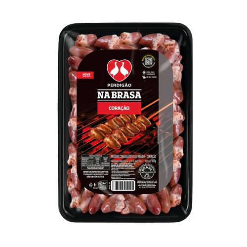 Coração de Frango Congelado Perdigão Na Brasa 500g