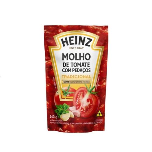 Molho de Tomate Heinz Tradicional 240g