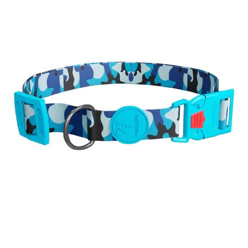 Coleira para Cães P Army Azul