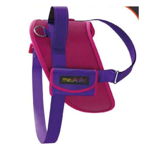 Peitoral para Cães P Rosa com Bolsinho