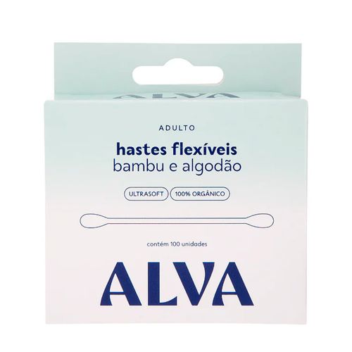 Hastes Flexíveis Bambu Alva 100 Unidades