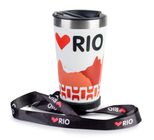 Copo Térmico Amo Rio com Abridor 500ml