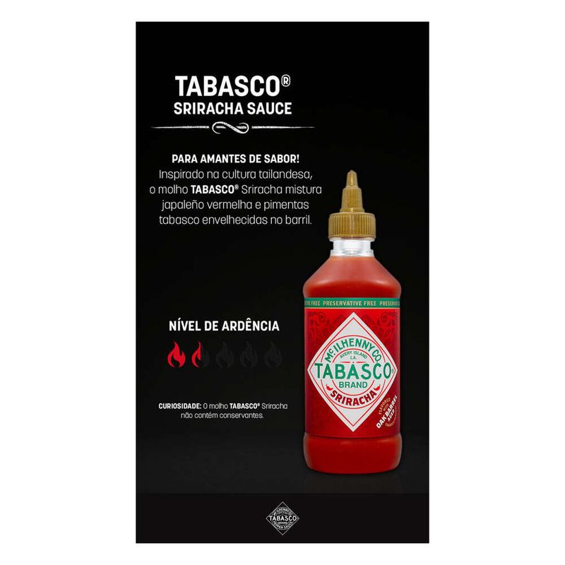 Molho-de-Pimenta-Americano-Tabasco-Sriracha-256ml