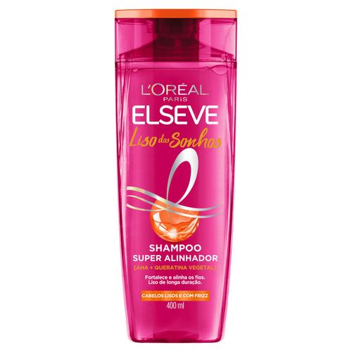 Shampoo Super Alinhador Elsève Liso dos Sonhos 400ml