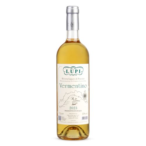 Vinho Branco Italiano Lupi Vermentino Ligure Doc 750ml