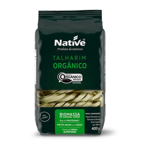 Talharim Orgânico Biomassa Native 400g