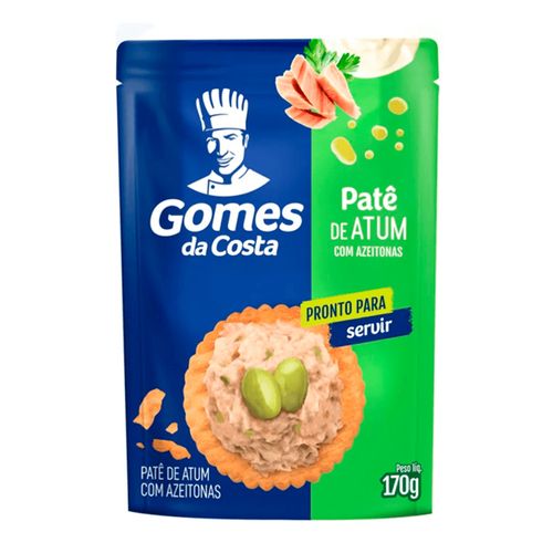 Patê de Atum Gomes da Costa Azeitona Pouch 170g
