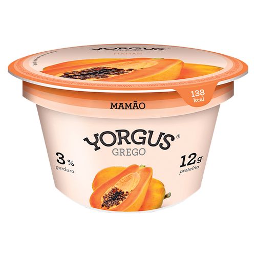 Iogurte Integral Yorgus Grego Mamão 130g