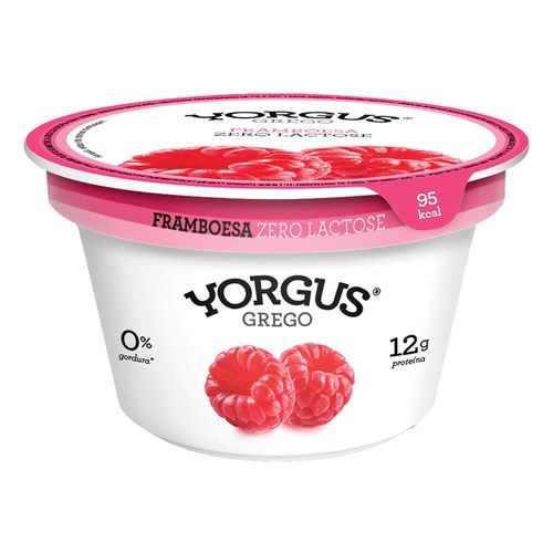 Iogurte Yorgus Grego Framboesa Zero Lactose 130g