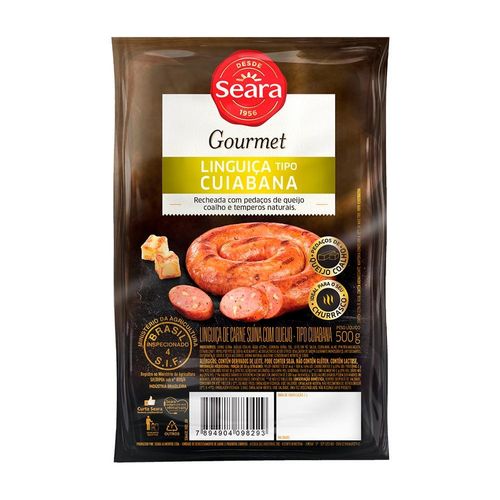 Linguiça Suína Cuiabana Seara Gourmet A Vácuo 500g