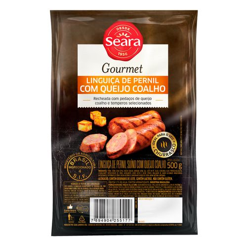 Linguiça de Pernil Seara Gourmet Queijo Coalho 500g