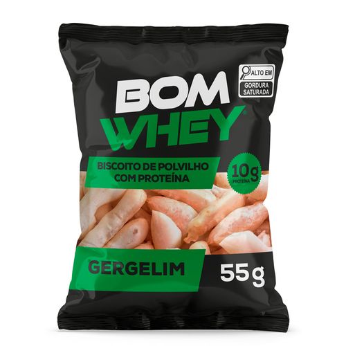 Biscoito de Polvilho Bom Whey Gergelim 55g