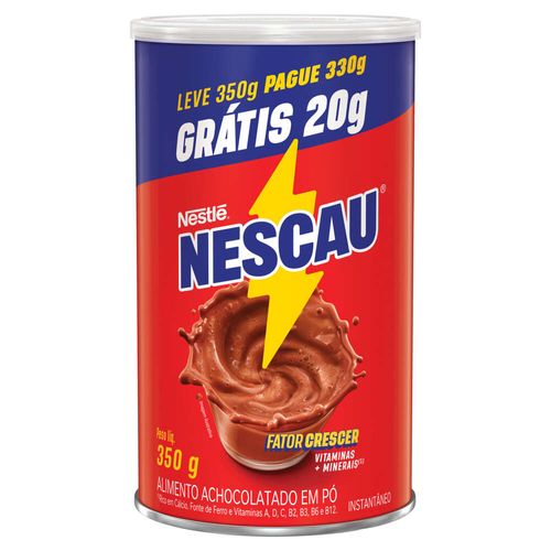 Achocolatado em Pó Nescau Leve 350g Pague 330g