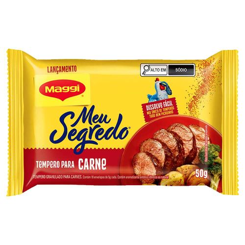 Tempero Granulado Meu Segredo Maggi Carne 50g