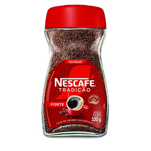 Café Solúvel Nescafé Tradição Vidro 100g