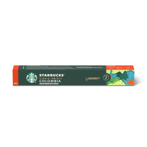 Cápsulas de Café Starbucks compatível Nespresso Single Origin Colômbia com 10 unidades