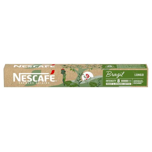 Cápsulas de Café Nescafé compatível Nespresso Brazil com 10 unidades