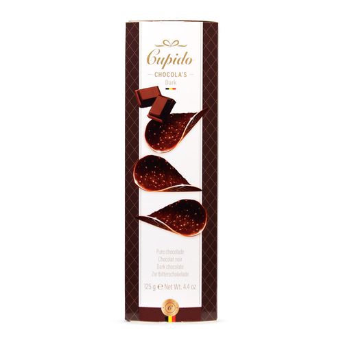 Chocolate Premium Amargo Belga com Crocante Hamlet Cupido   Caixa 125g