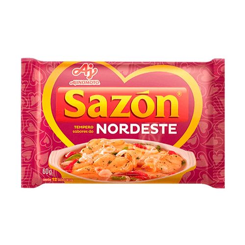 Tempero Pronto Sazon Sabores do Nordeste 12 Sachês 60g