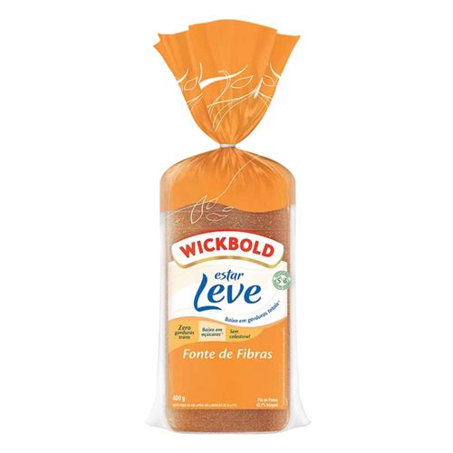 Pão de Fôrma Integral Wickbold Estar Leve 400g