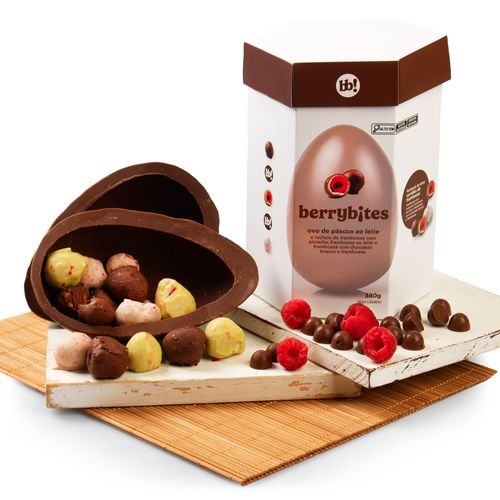 Ovo de Páscoa Berry Bites Chocolate ao Leite 380g